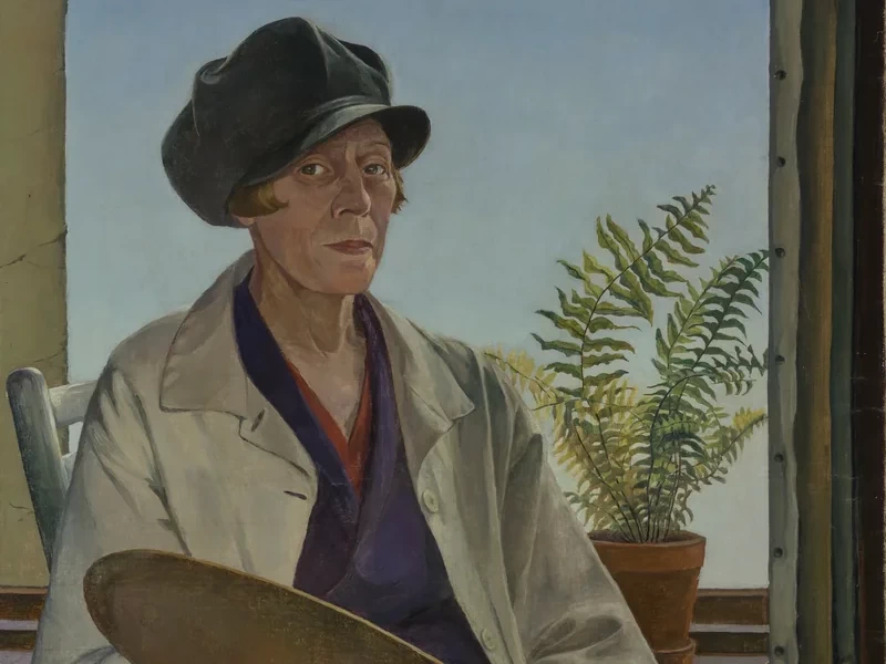 1873-Käthe Hoch - Autoritratto